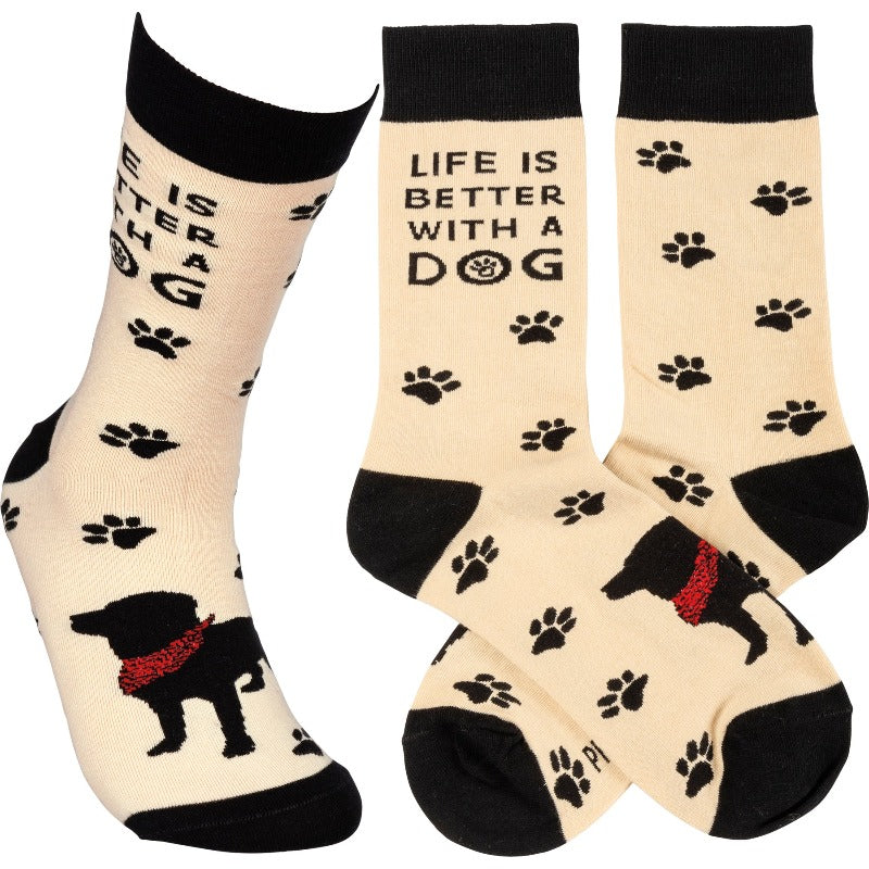 Socks - Life Is Better With a Dog - Southlake Paws