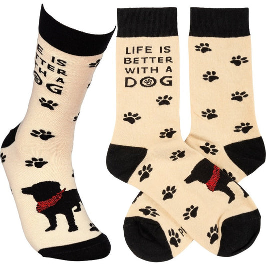 Socks - Life Is Better With a Dog - Southlake Paws