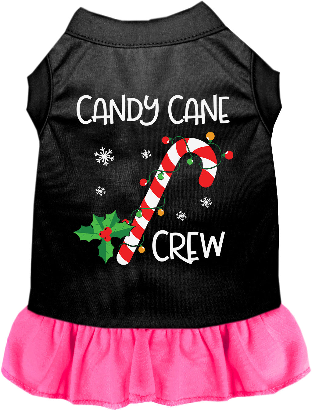 Candy Cane Crew Pet Dress