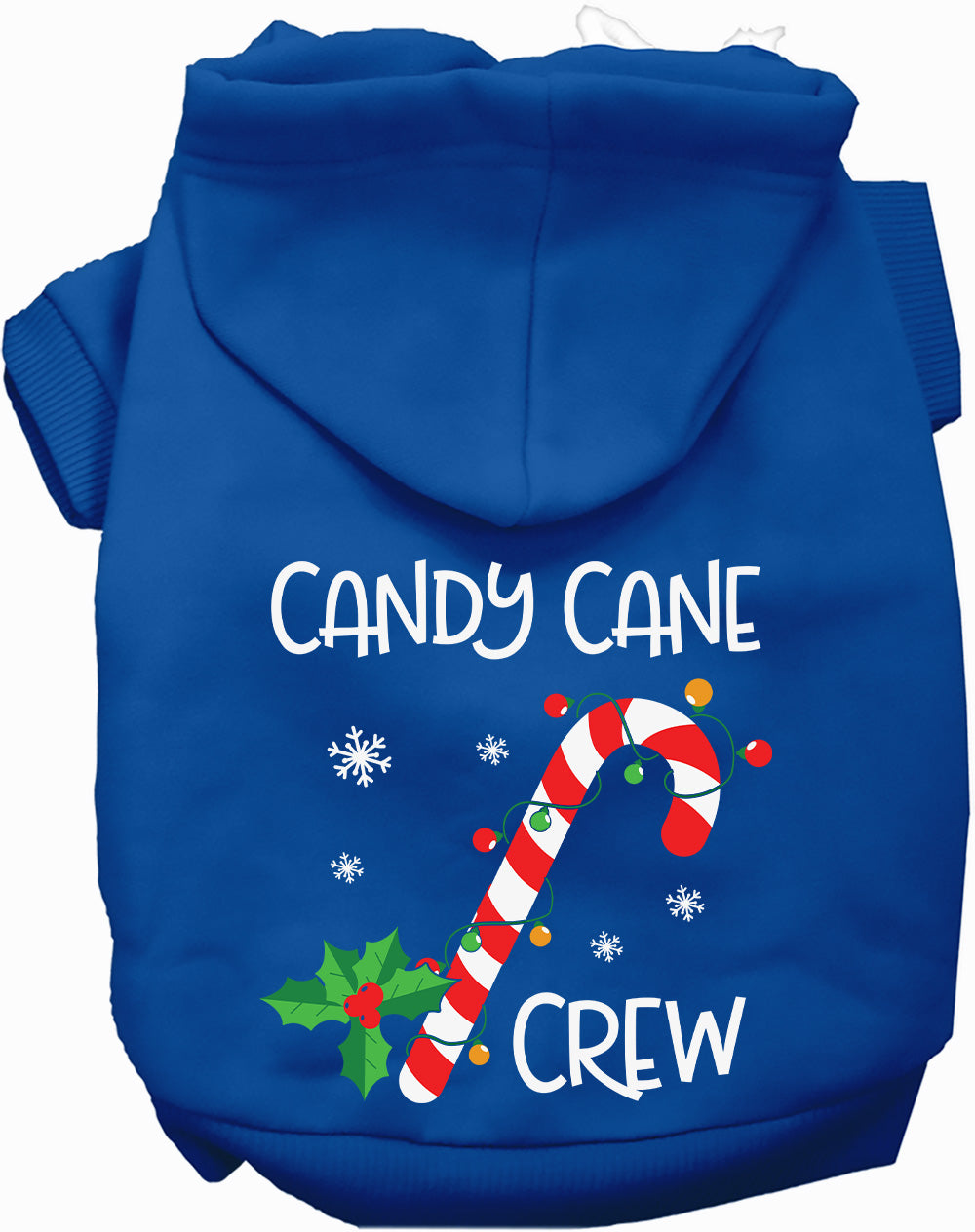 Candy Cane Crew Pet Hoodie