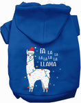 Load image into Gallery viewer, Falalala Llama Christmas Pet Hoodie

