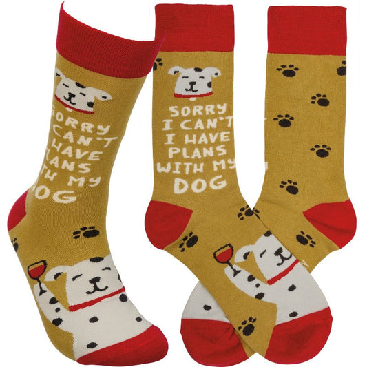 Socks - Sorry I Can't I Have Plans With My Dog - Southlake Paws