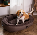 Load image into Gallery viewer, Donuts Premium Chester & Lee | Cuddly Bagel Dog Bed
