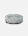 Load image into Gallery viewer, Chester & Lee | Moonlight Gray Donut Dog Bed
