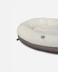 Load image into Gallery viewer, Pet Beds Premium Chester & Lee | Furry Beige Donut Dog Bed
