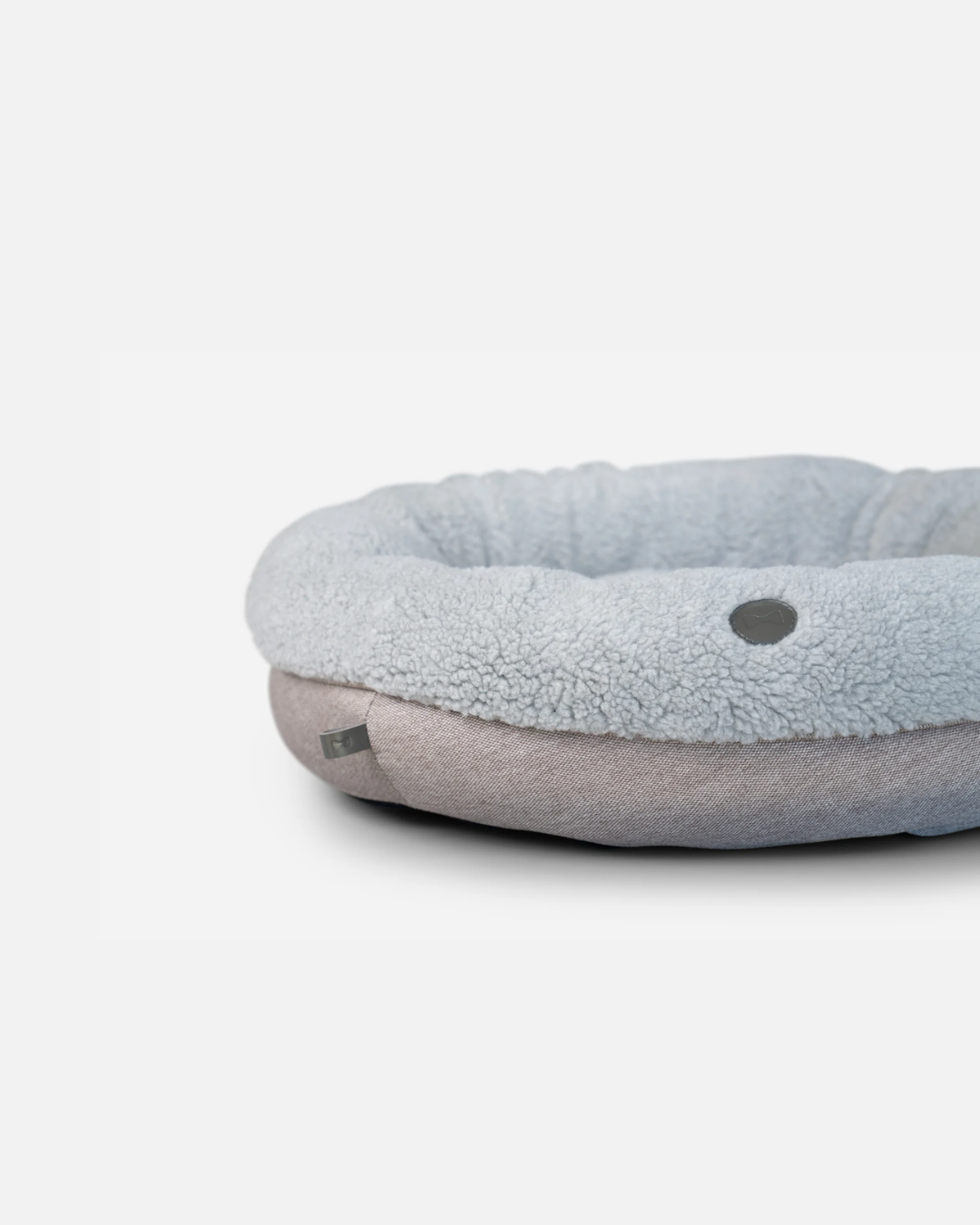 Chester & Lee | Furry Gray Donut Dog Bed - image 3