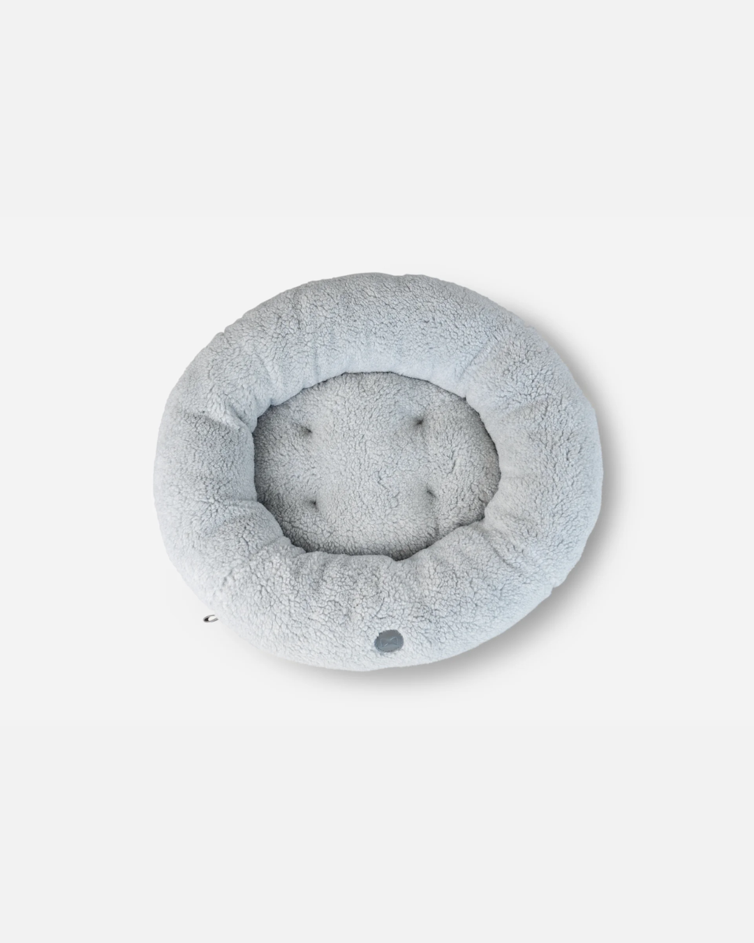 Chester & Lee | Furry Gray Donut Dog Bed - image 2