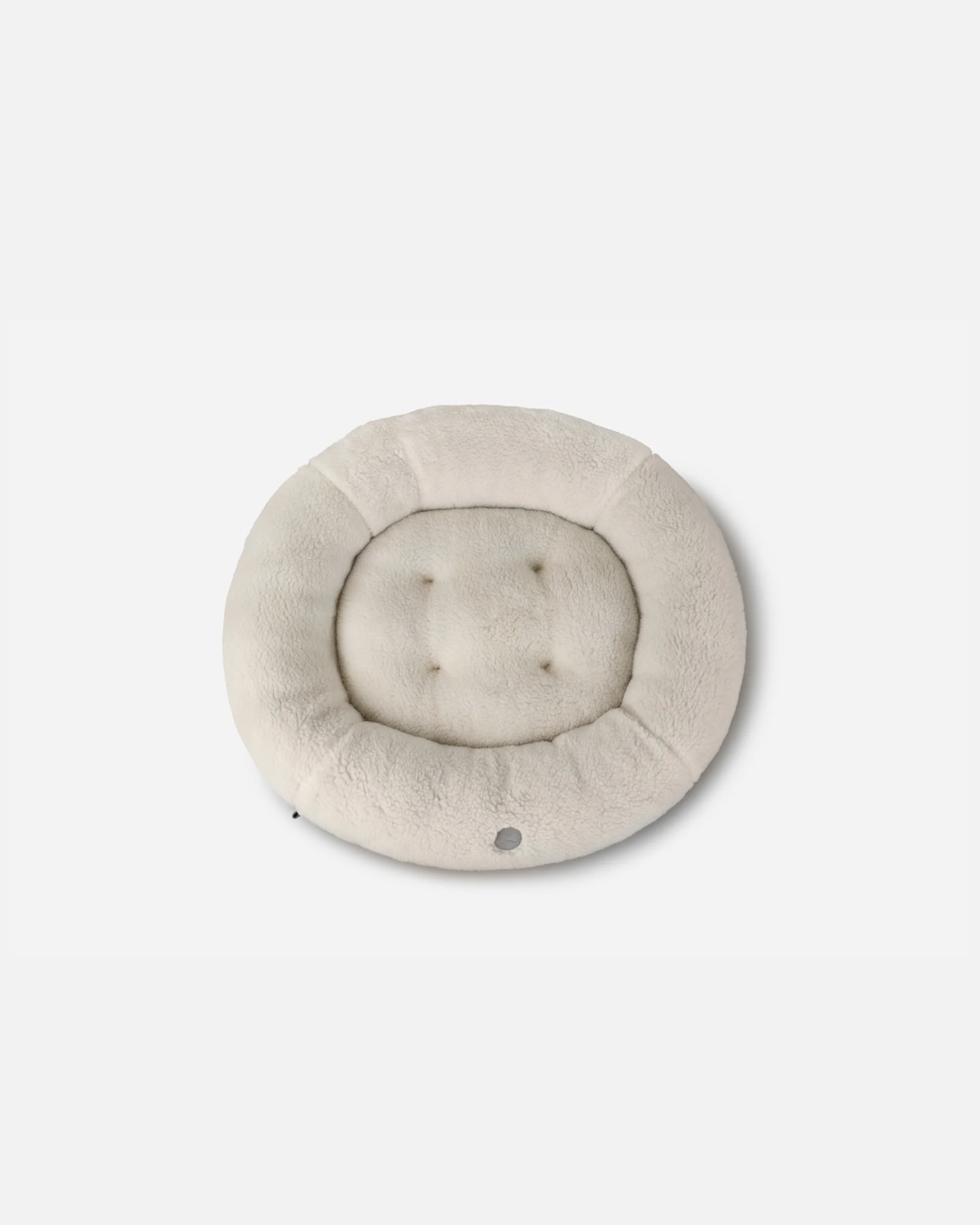 Pet Beds Premium Chester & Lee | Furry Beige Donut Dog Bed