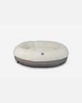Load image into Gallery viewer, Pet Beds Premium Chester & Lee | Furry Beige Donut Dog Bed
