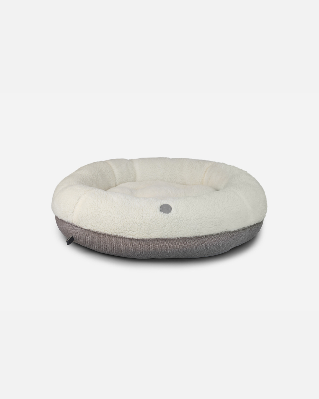Pet Beds Premium Chester & Lee | Furry Beige Donut Dog Bed