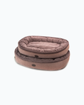 Load image into Gallery viewer, Donuts Premium Chester & Lee | Cuddly Bagel Dog Bed
