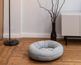 Load image into Gallery viewer, Pet Beds Premium Chester & Lee | Moonlight Gray Donut Dog Bed
