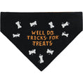 Load image into Gallery viewer, Halloween Reversible Collar Bandana "Tricks for Treats" / "Happy Howl-oween" - Southlake Paws
