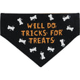 Load image into Gallery viewer, Halloween Reversible Collar Bandana "Tricks for Treats" / "Happy Howl-oween" - Southlake Paws
