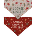 Load image into Gallery viewer, Christmas Reversible Dog Bandana "Cookie Tester" / "Wigglebutt" - Southlake Paws
