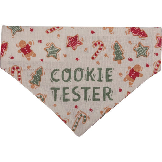 Christmas Reversible Dog Bandana "Cookie Tester" / "Wigglebutt" - Southlake Paws