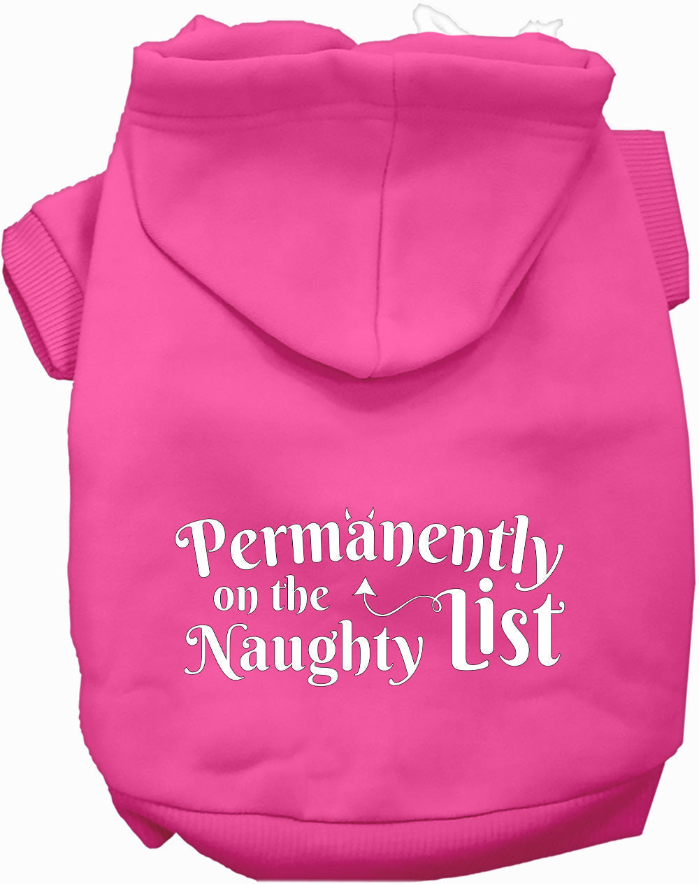 Permanently on the Naughty List Pet Hoodie
