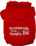 Load image into Gallery viewer, Permanently on the Naughty List Pet Hoodie

