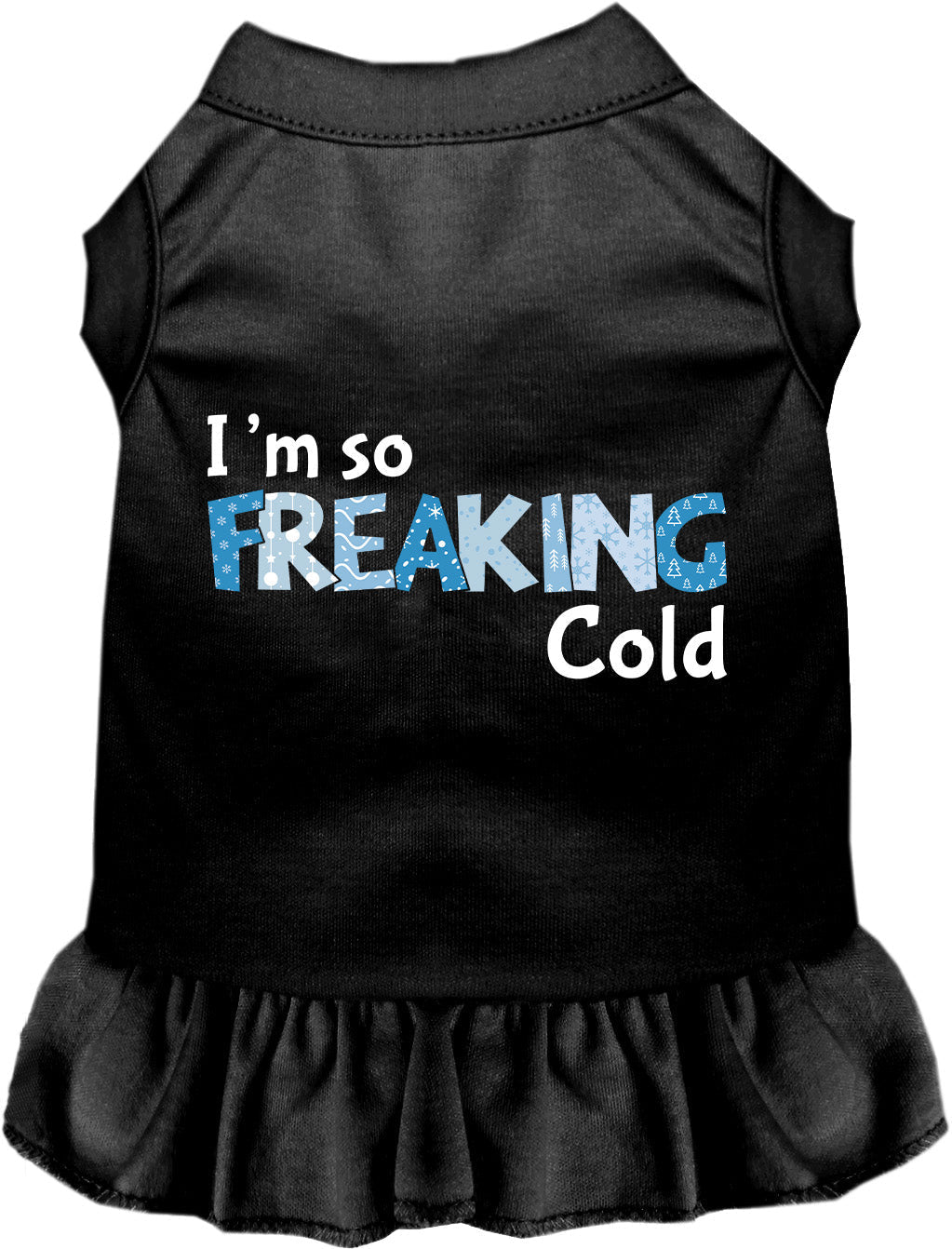 Freaking Cold Winter Pet Dress