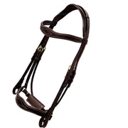 ExionPro Broad Wave Shape Designer Fancy Dressage Bridle & Web Reins