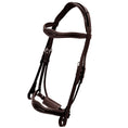 Load image into Gallery viewer, ExionPro Broad Wave Shape Designer Fancy Dressage Bridle & Web Reins
