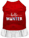 Load image into Gallery viewer, Hello Winter Pet Dress
