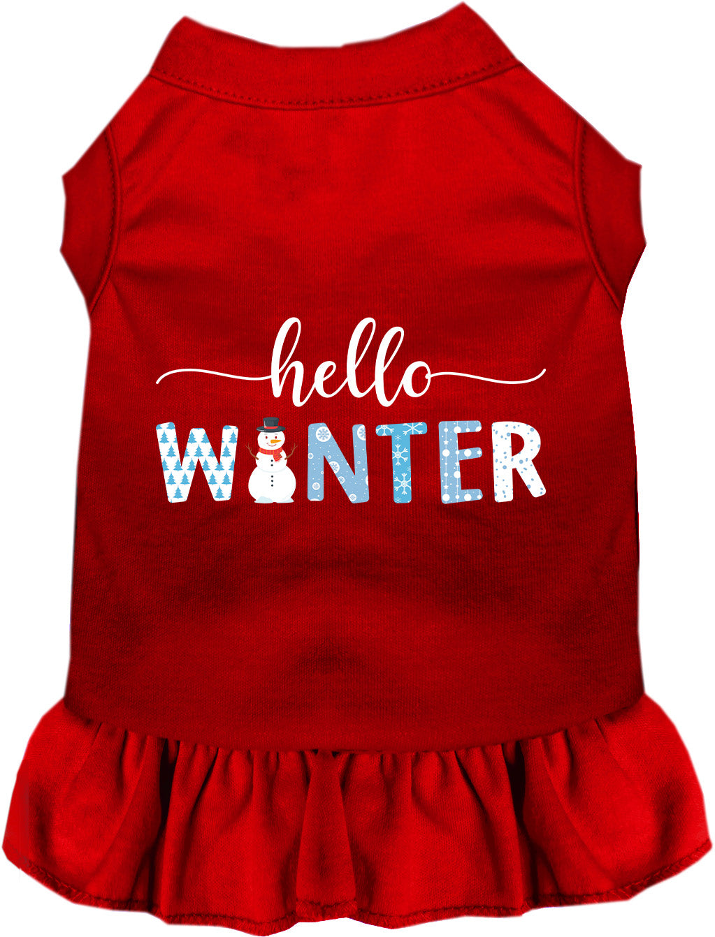 Hello Winter Pet Dress