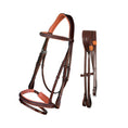 Load image into Gallery viewer, ExionPro Designer Fancy Stitched Bridle with Flash and Rubber Reins
