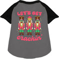 Load image into Gallery viewer, Let's Get Crackin' Pet Raglan Shirt
