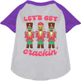 Load image into Gallery viewer, Let's Get Crackin' Pet Raglan Shirt
