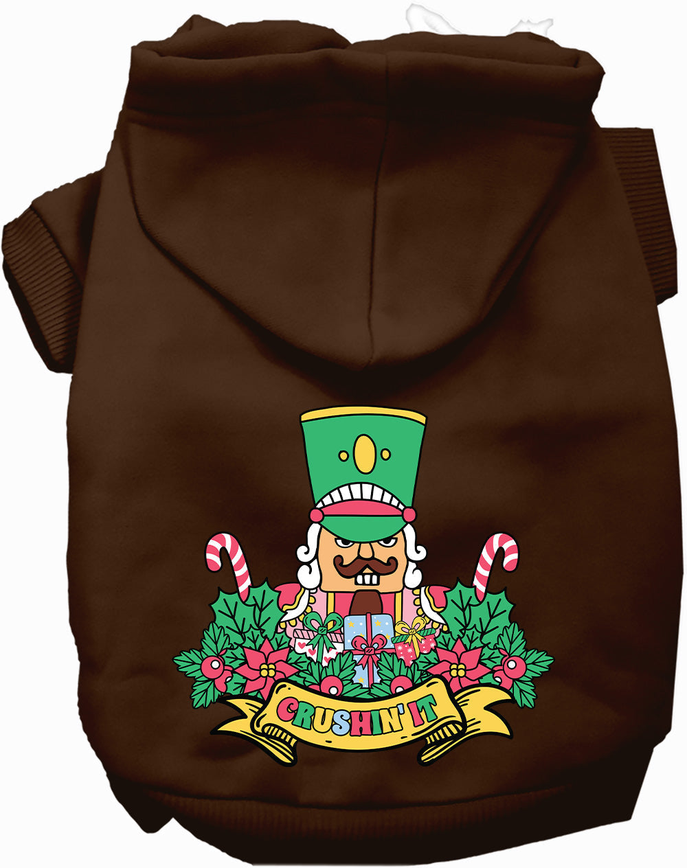 Crushin' It Nutcracker Style Christmas Pet Hoodie