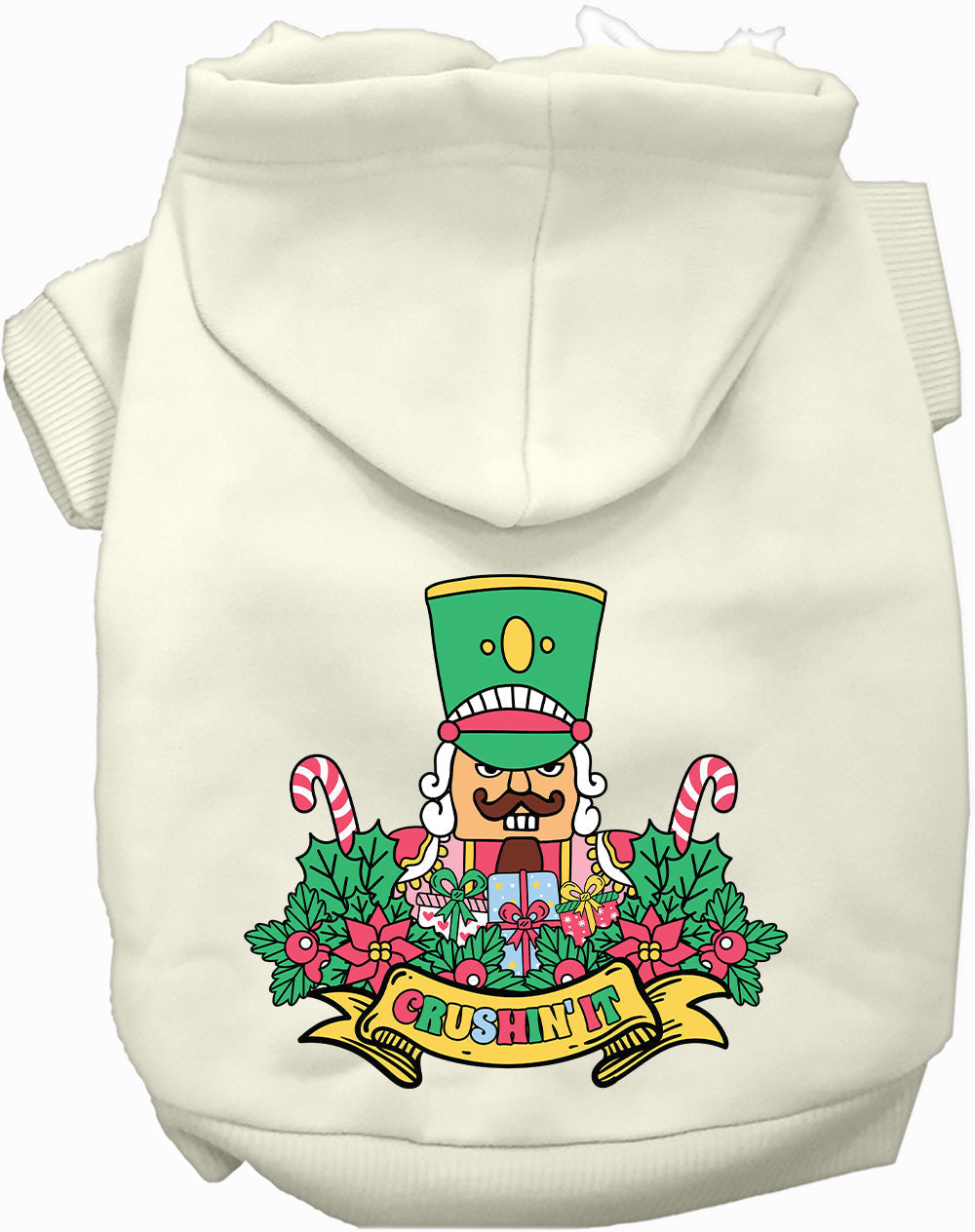 Crushin' It Nutcracker Style Christmas Pet Hoodie