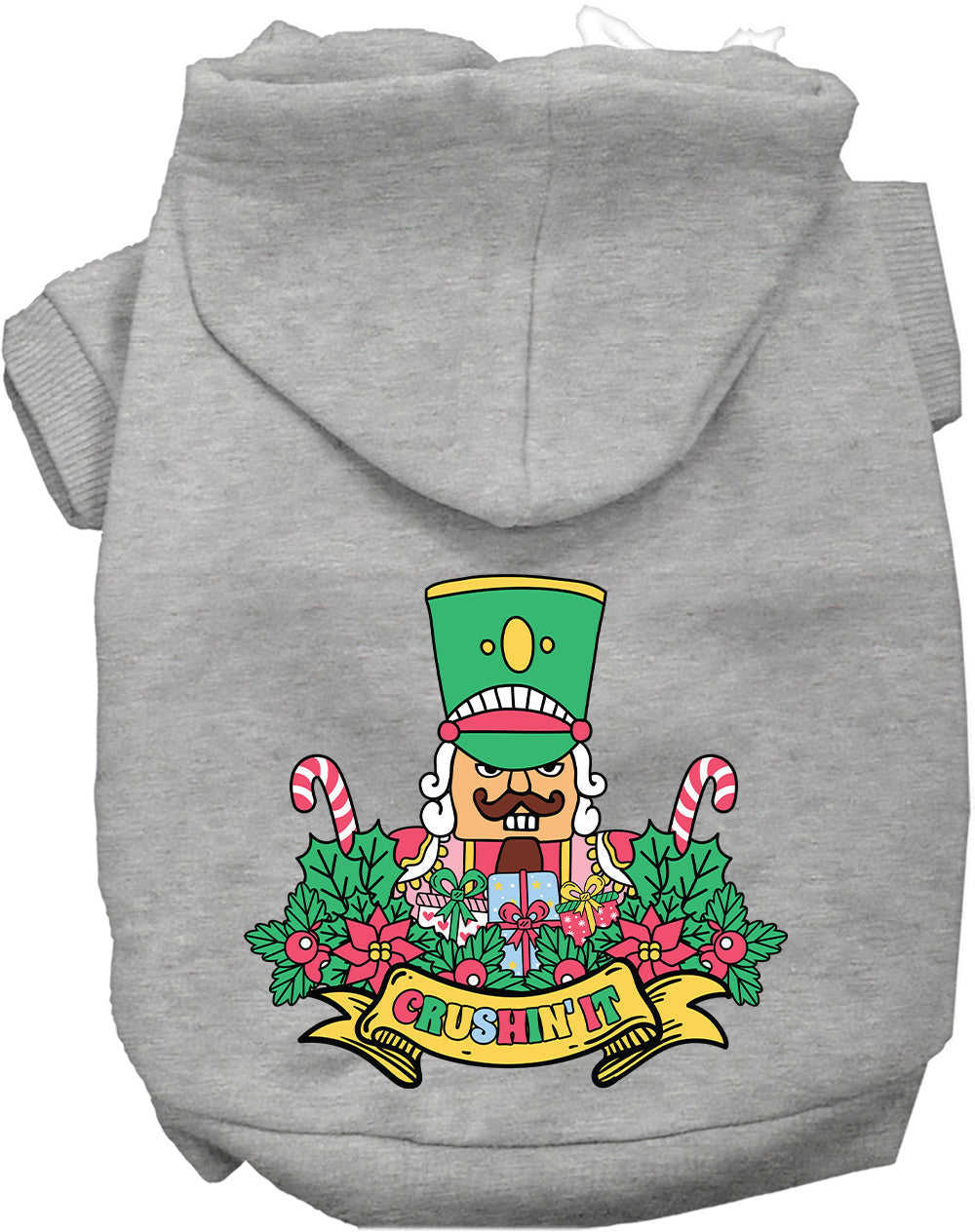 Crushin' It Nutcracker Style Christmas Pet Hoodie