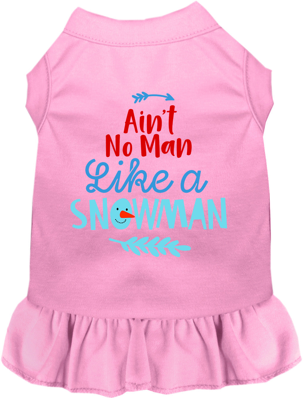Ain't No Man Like a Snowman Pet Dress