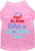 Load image into Gallery viewer, Ain't No Man Like a Snowman Pet Shirt
