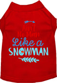 Load image into Gallery viewer, Ain't No Man Like a Snowman Pet Shirt
