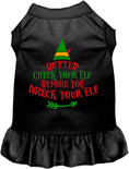 Load image into Gallery viewer, Check Your Elf Christmas Pet Dress
