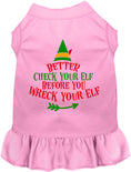Load image into Gallery viewer, Check Your Elf Christmas Pet Dress
