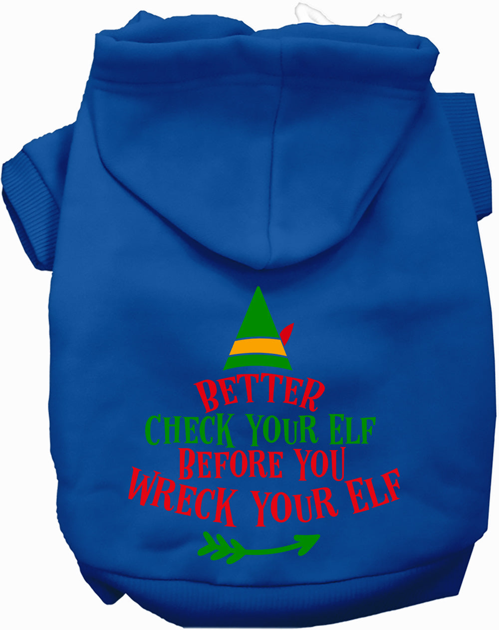 Check Your Elf Christmas Pet Hoodie