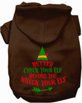 Load image into Gallery viewer, Check Your Elf Christmas Pet Hoodie
