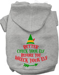 Load image into Gallery viewer, Check Your Elf Christmas Pet Hoodie
