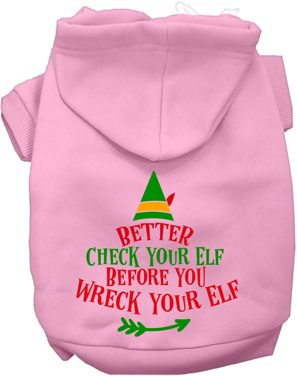 Check Your Elf Christmas Pet Hoodie