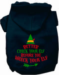 Load image into Gallery viewer, Check Your Elf Christmas Pet Hoodie

