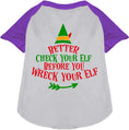 Load image into Gallery viewer, Check Your Elf Pet Raglan Shirt
