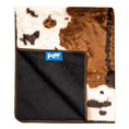 Load image into Gallery viewer, PupProtector™ Waterproof Throw Blanket - Brown Faux Cowhide
