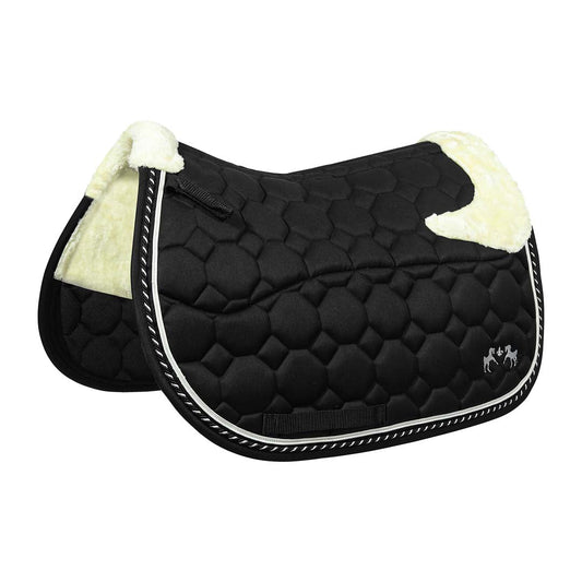 Equine Couture Luxe Saddle Pad with White Sherpa Fleece Lining - image 8
