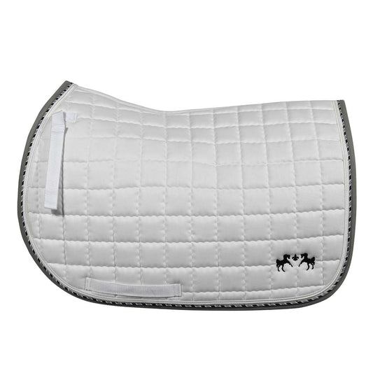 Equine Couture Coolmax Plush White Saddle Pad - image 2