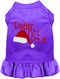 Load image into Gallery viewer, Better Not Pout Christmas Pet Dress
