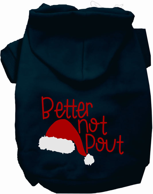 Better Not Pout Christmas Pet Hoodie