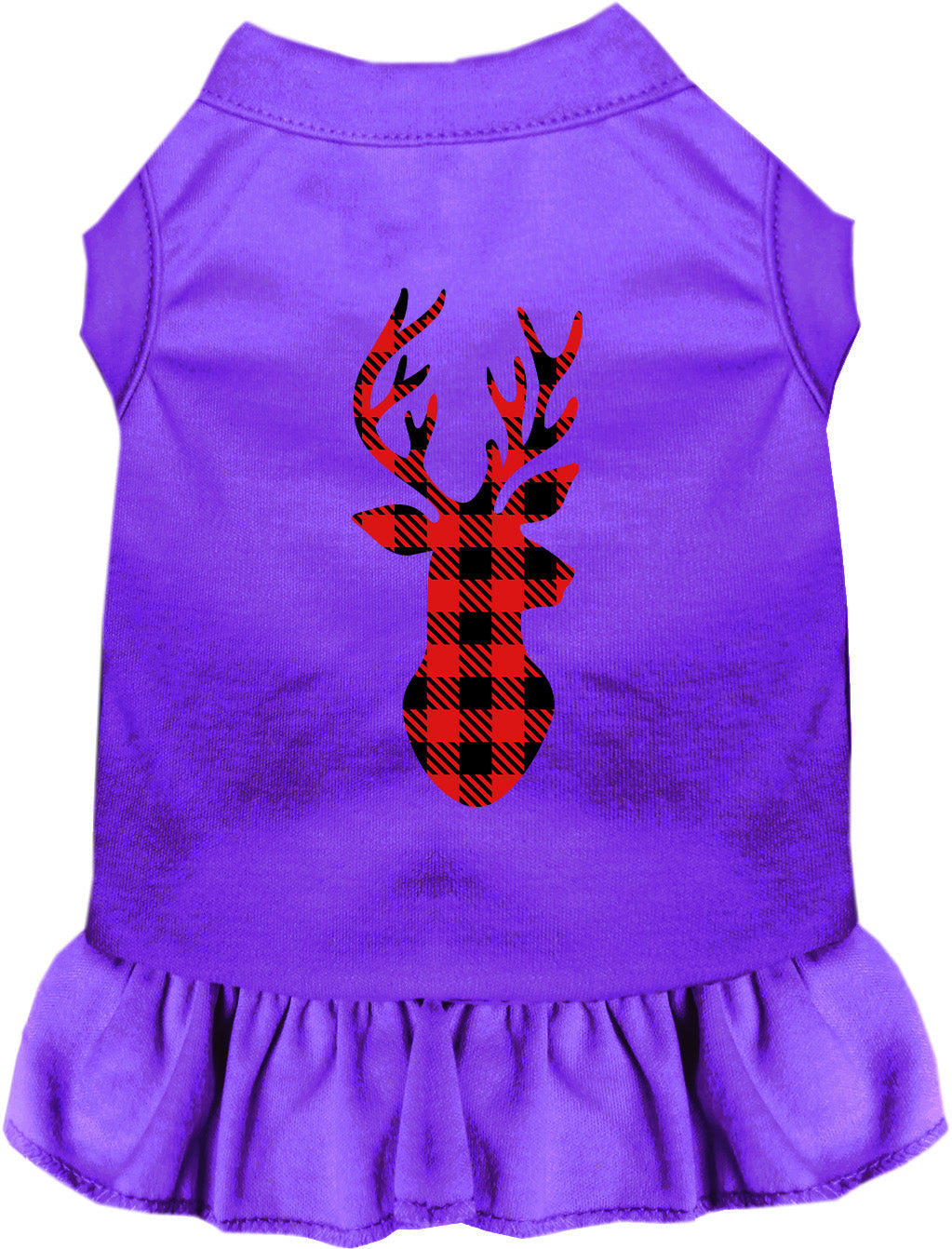 Buffalo Check Christmas Deer Pet Dress